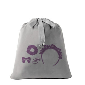 Sacca moños, diademas y ligas