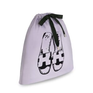 Sacca sandalia plana lila